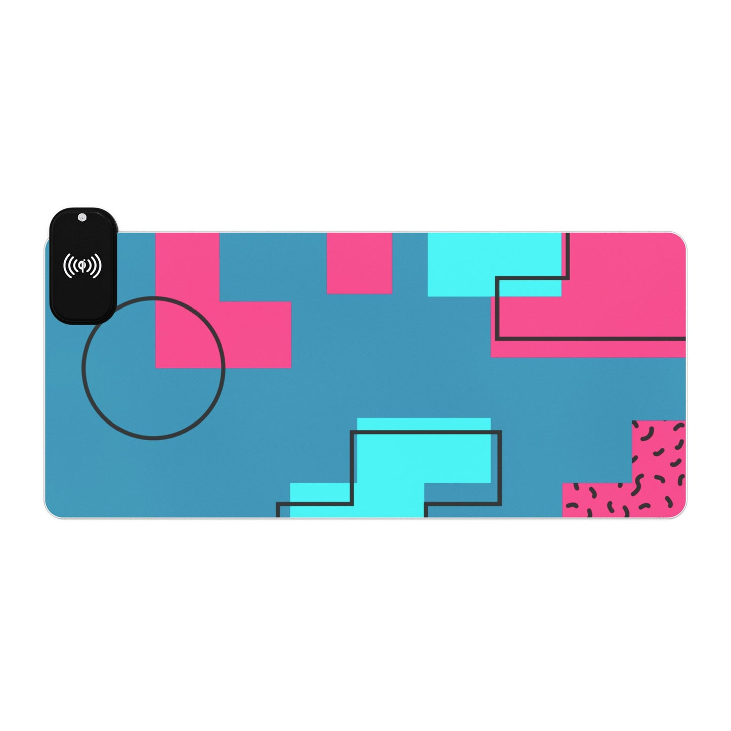 LED Gaming Mouse Pad with Wireless Charging