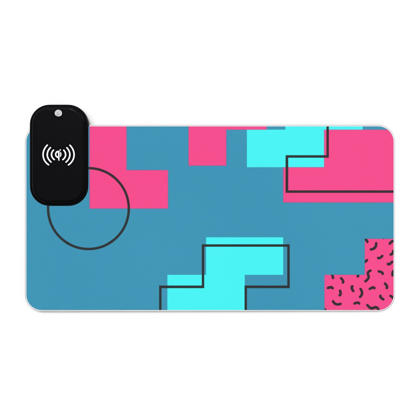 LED Gaming Mouse Pad with Wireless Charging