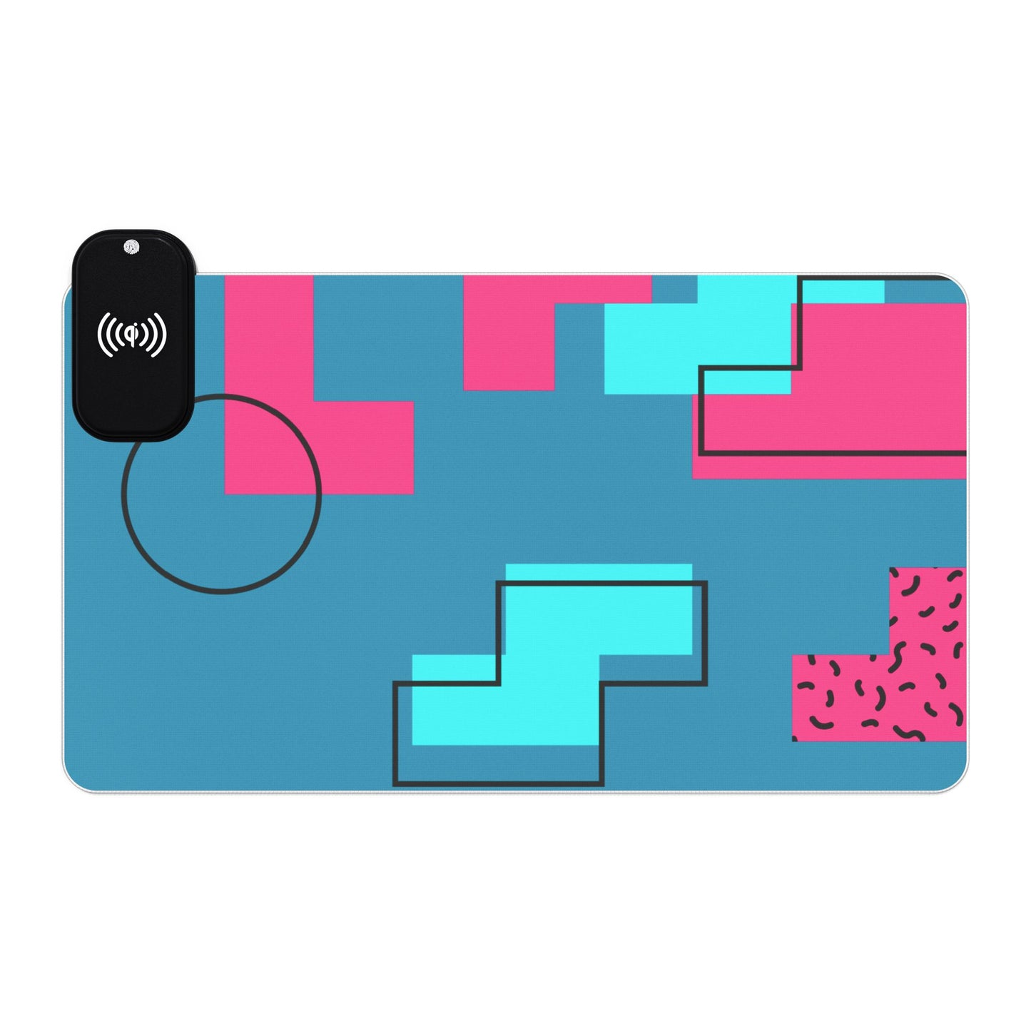 LED Gaming Mouse Pad with Wireless Charging