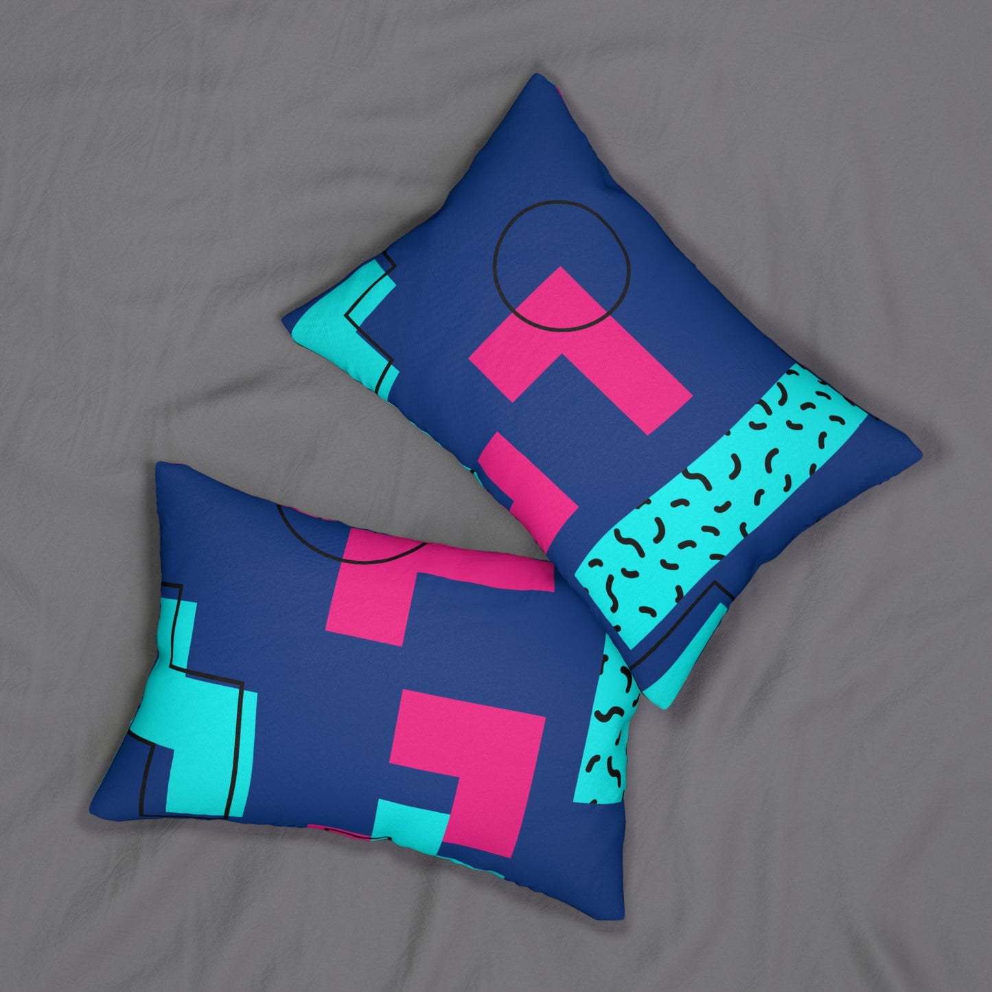 Modern Geometric Lumbar Pillow