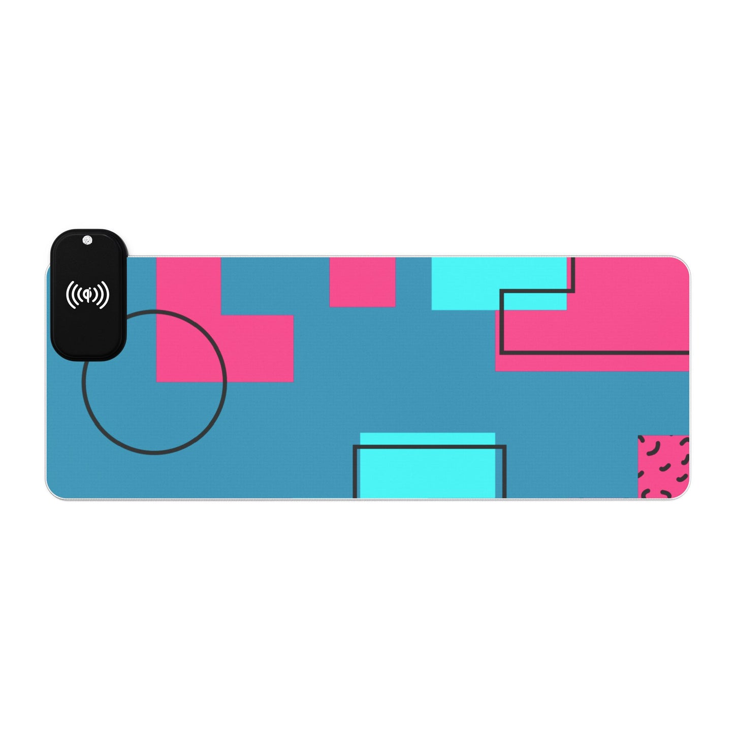 LED Gaming Mouse Pad with Wireless Charging