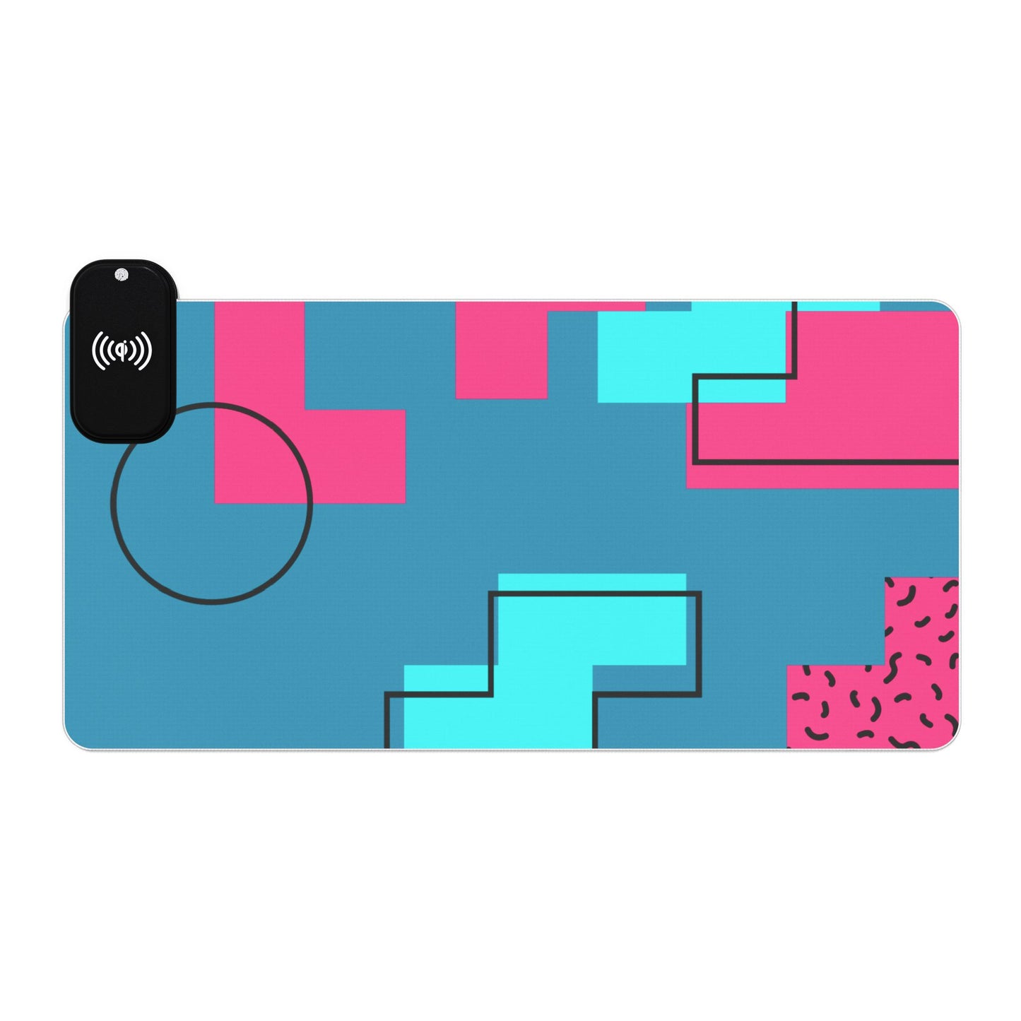LED Gaming Mouse Pad with Wireless Charging