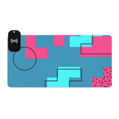 LED Gaming Mouse Pad with Wireless Charging