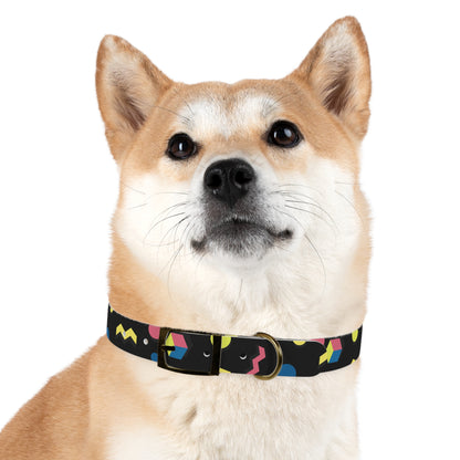 Colorful Geometric Dog Collar