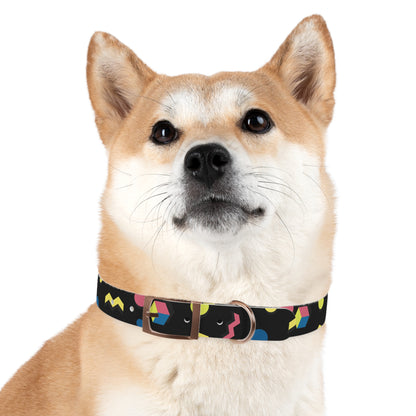 Colorful Geometric Dog Collar